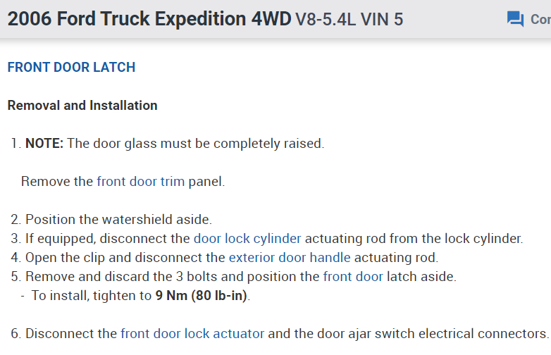 Driver Door Latch Not Latching Driver Door Latch Worked Fine Last...