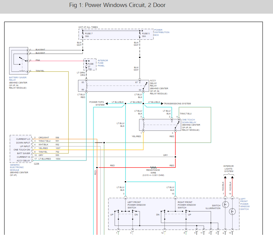 Window Wiring Diagrams Needed: Okay, so When I Bought the Vehicle