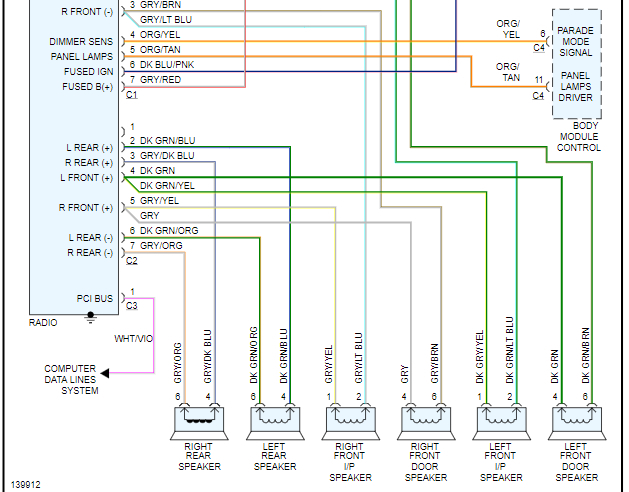 Chrysler Town and Country Radio Wiring Diagrams Please