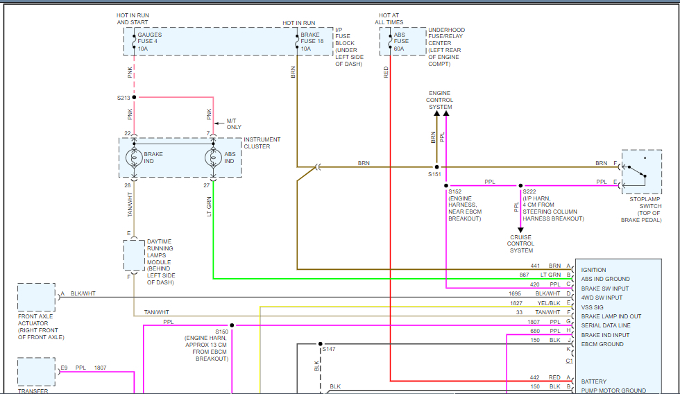 Brake Lights Wiring Diagrams Please?: All 3 Brake Lights Are Not