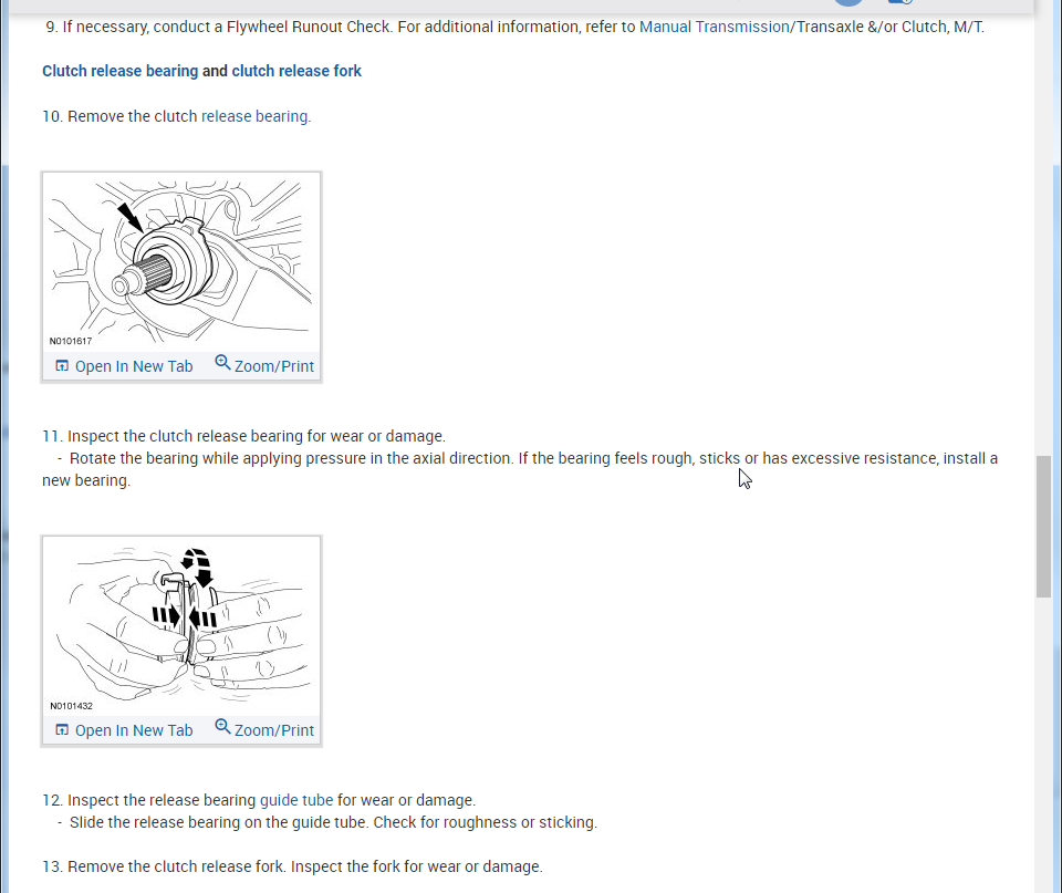 Throwout Bearing Fork Replacement Instructions Needed How to