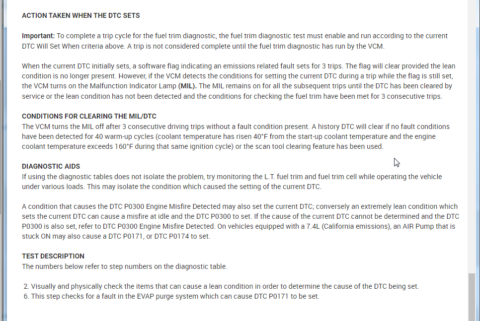 Code P0171 System Too Lean Bank 1