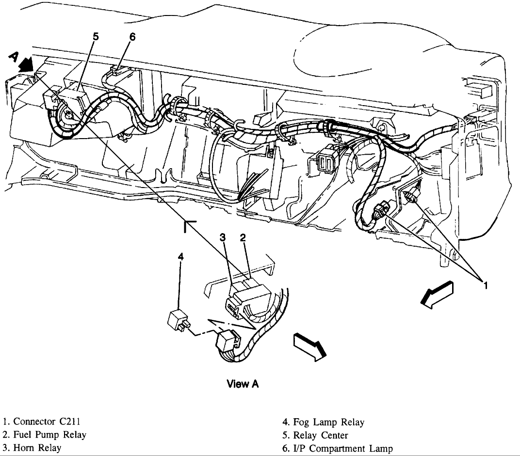 Fuel Pump Relay Location: Which of the Three Relays in ... 96 s10 fuel pump wiring diagram 