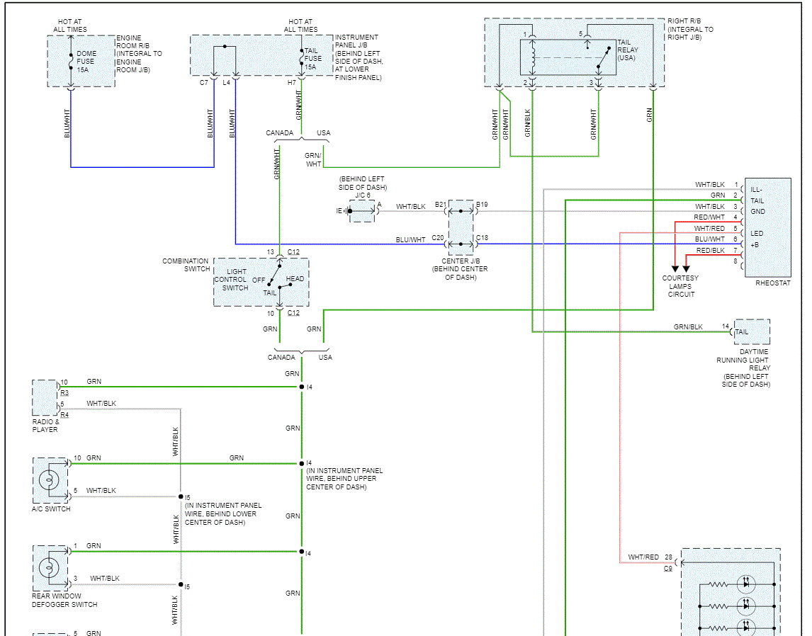 Dashboard Light Not Coming Up with Headlamp On