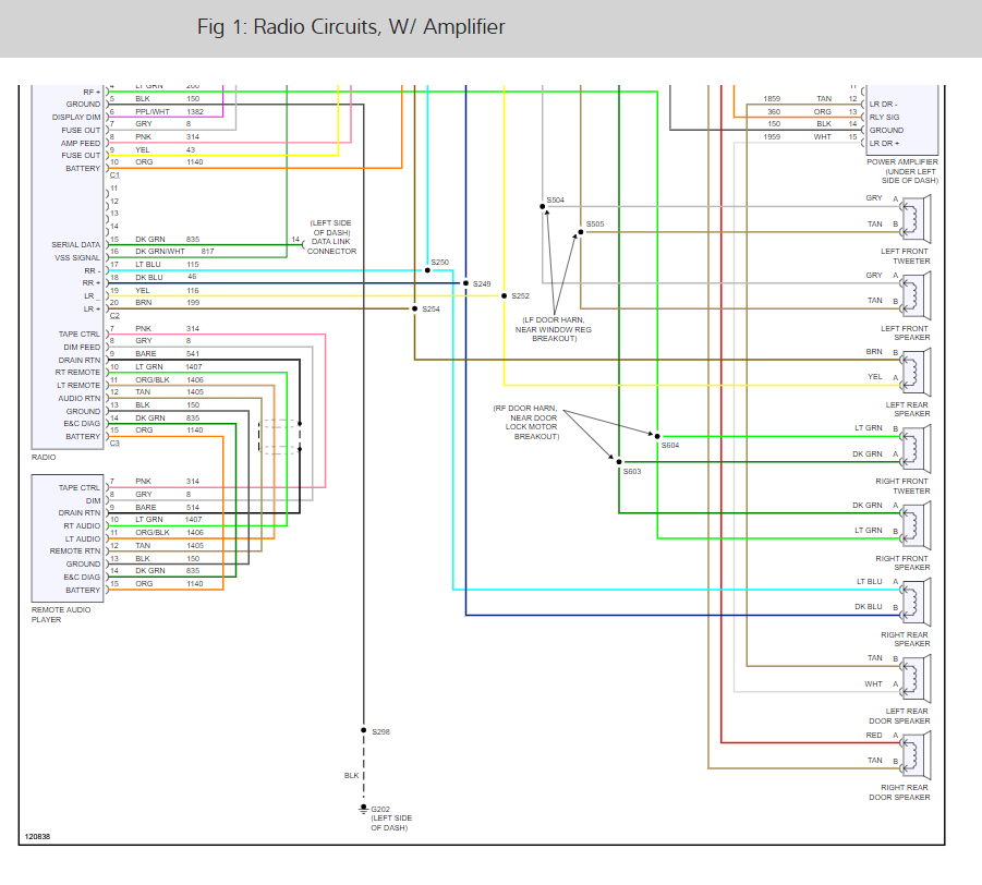 Radio Wiring Diagrams: I Took My Factory Radio Out and I Wanted to...