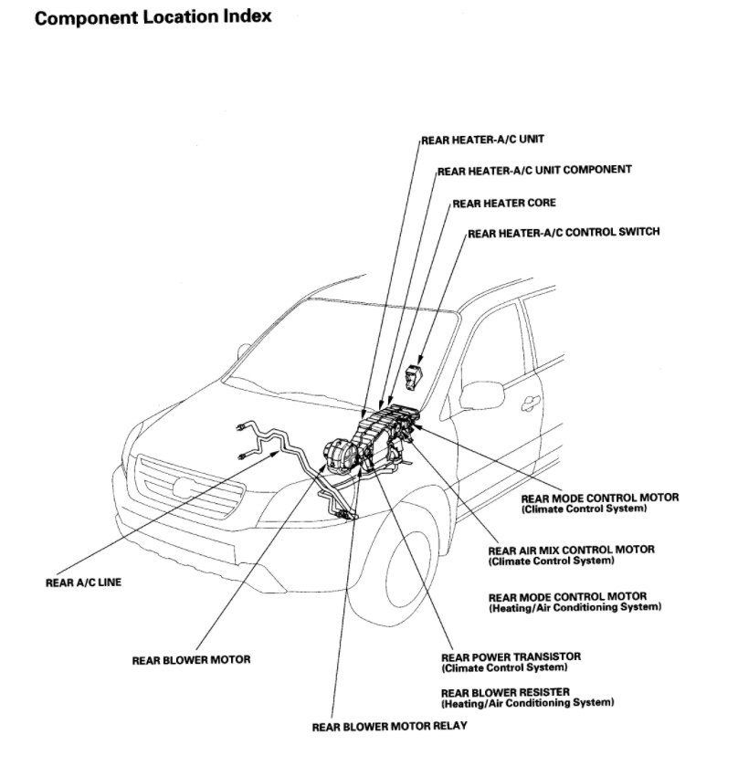 Rear A/C Blower Motor Not Working