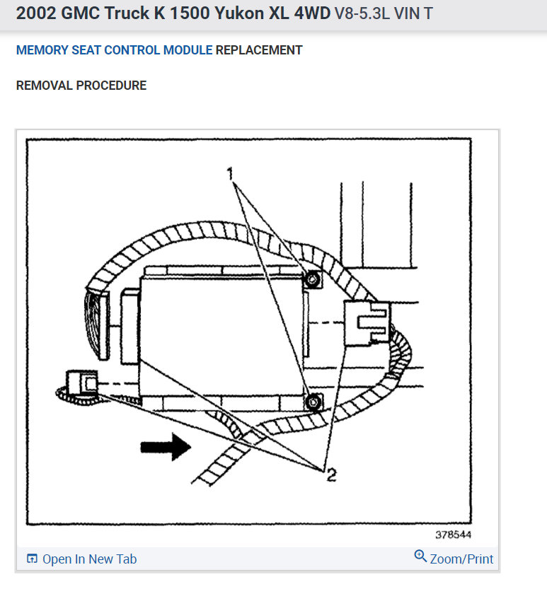 Driver's Side Power Seat Stopped Working