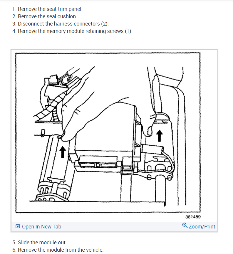 Driver's Side Power Seat Stopped Working
