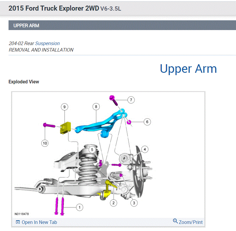 Rear Control Arm Replacement Instructions Please? I Hit a Pot