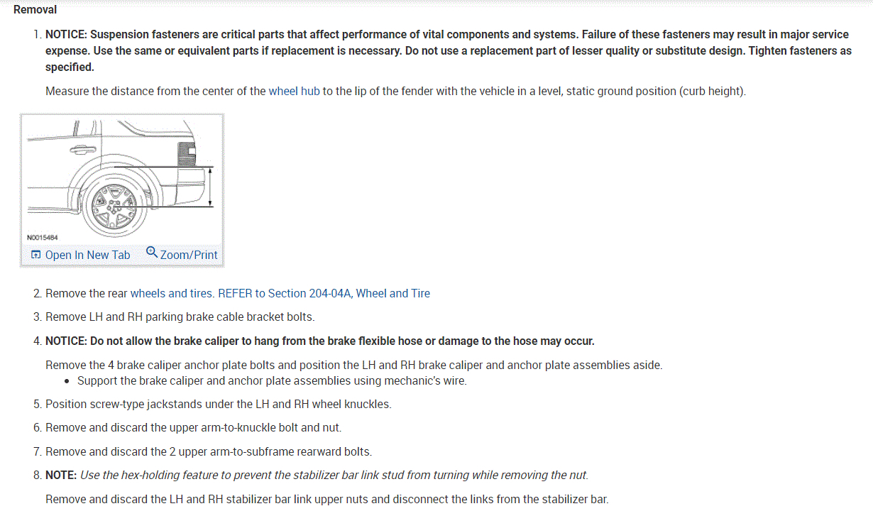 Rear Control Arm Replacement Instructions Please? I Hit a Pot