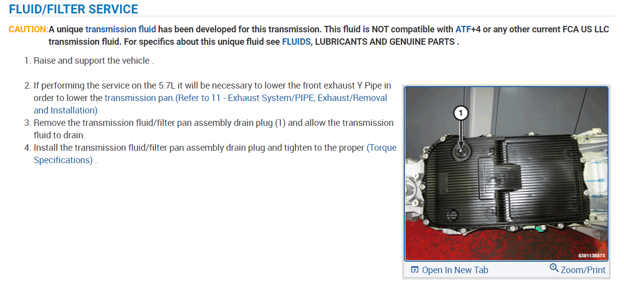 Transmission Service Instruction Please?: I Have the Truck Listed