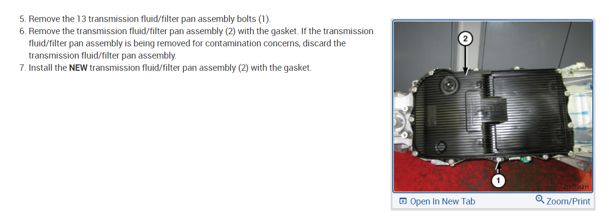 Transmission Service Instruction Please?: I Have the Truck Listed