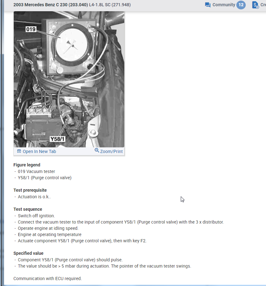Check Engine Light on with Code P0410