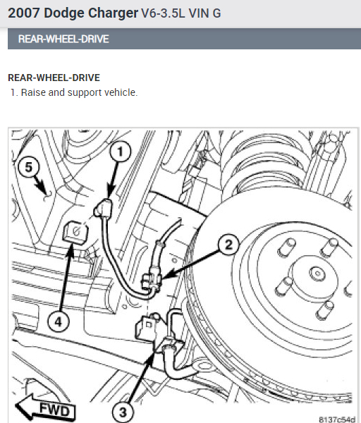 My Right Front ABS Wheel Speed Sensor Went Out