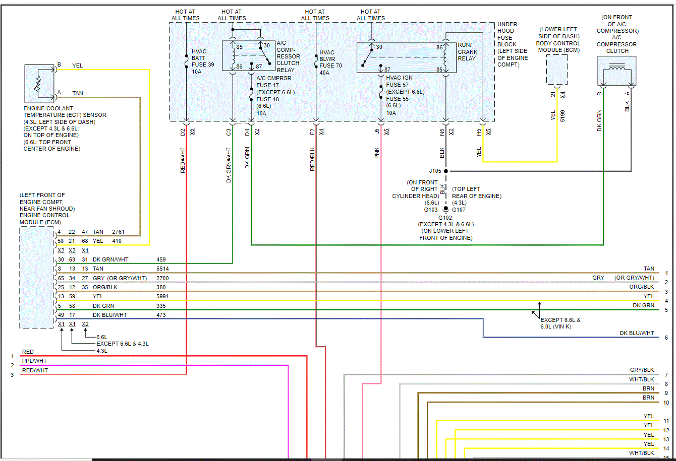 Chevy A C Wiring Diagram