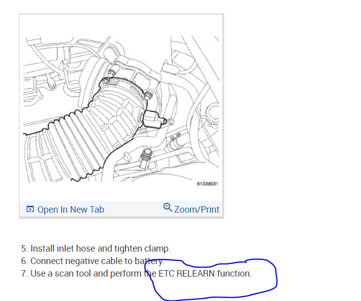 Throttle Position Sensor Replacement Instructions Needed I Am