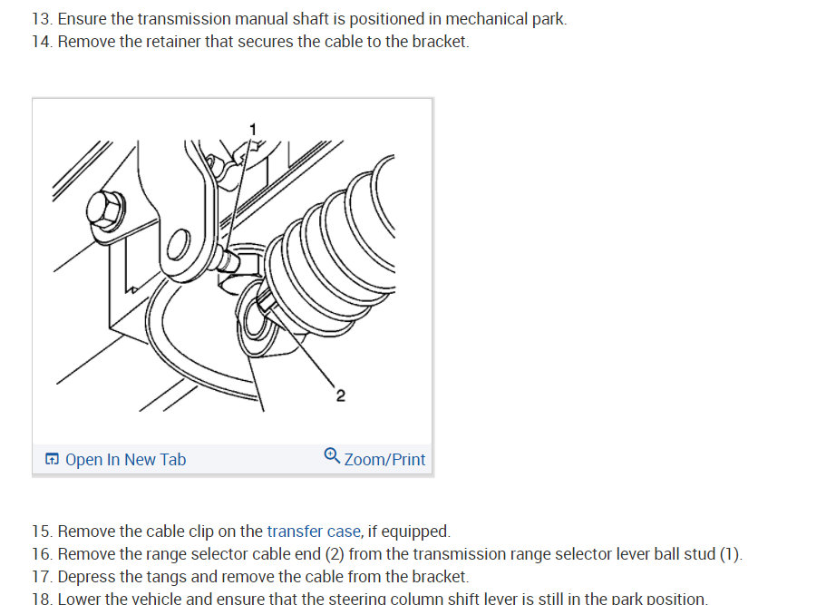 Transmission Will Not Shift Into Park Why?