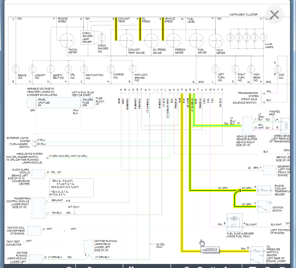 Oil, Temperature and Speedometer Gauges Are Not Working