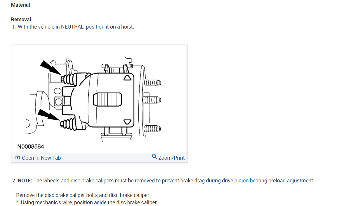 Pinion Seal Replacement Instructions Please if You Have the
