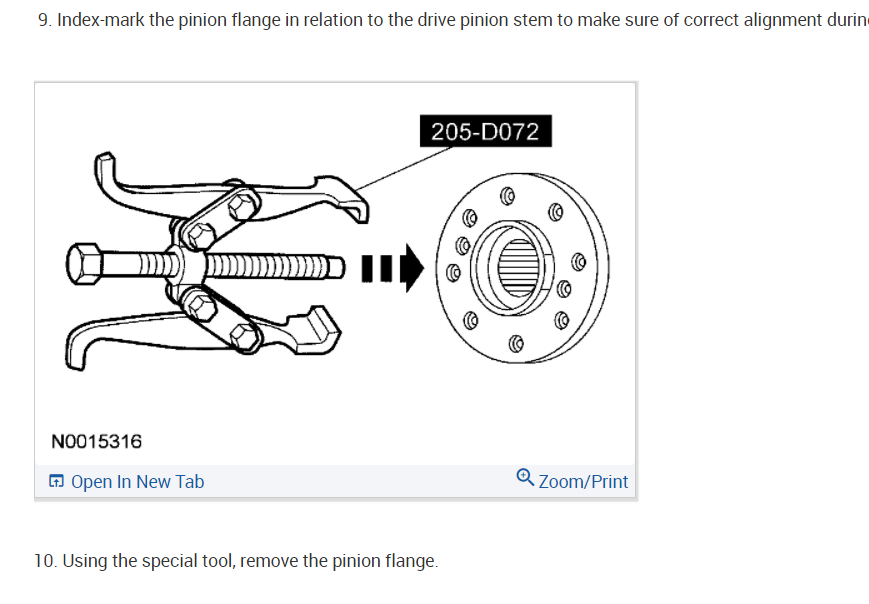 Pinion Seal Replacement Instructions Please if You Have the