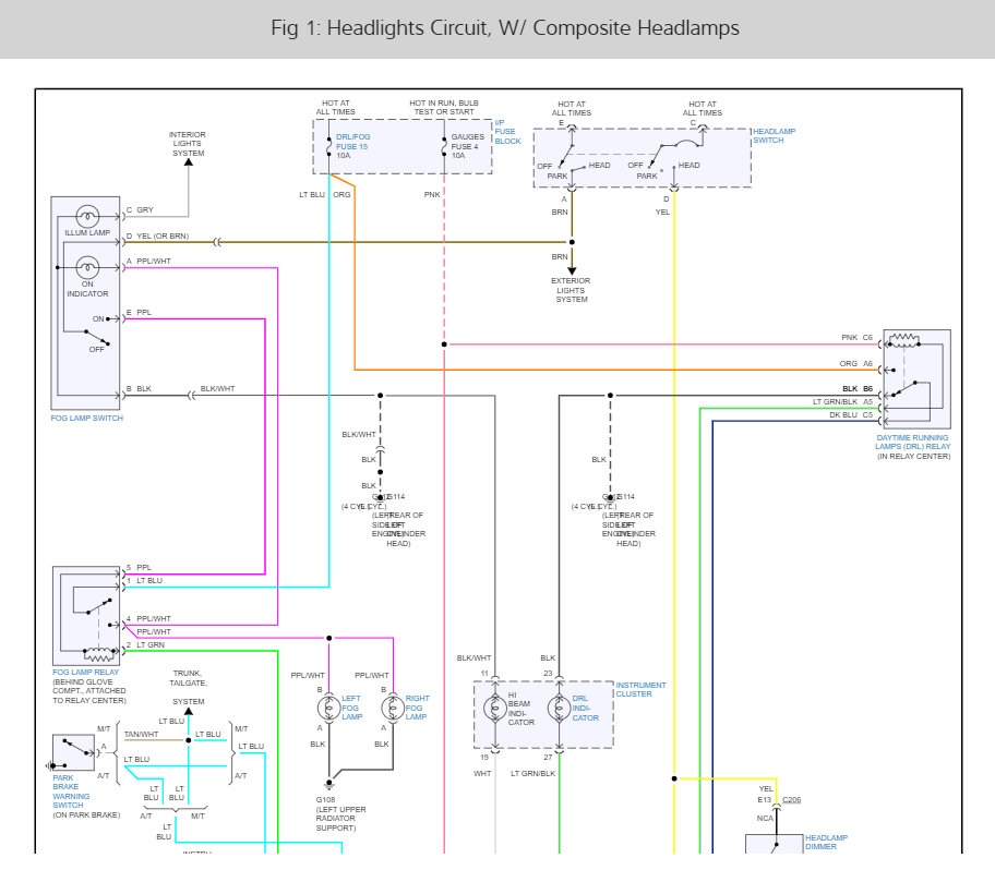 Headlights Go Out and Come Back On