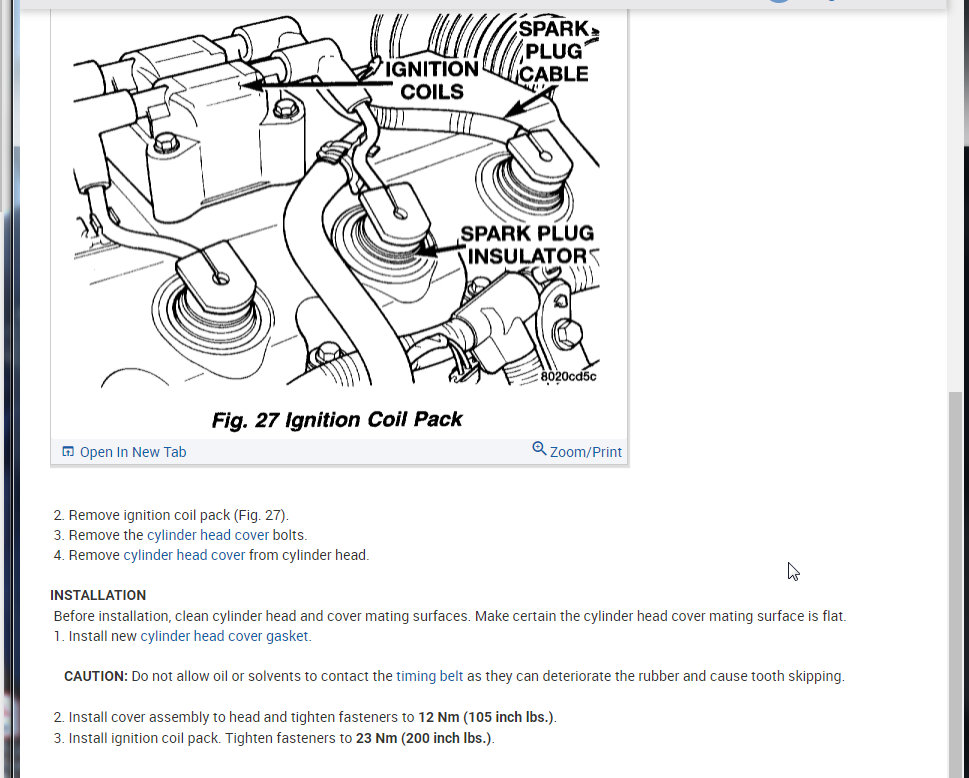 Valve Cover Replacement What Are the Torque Specs?