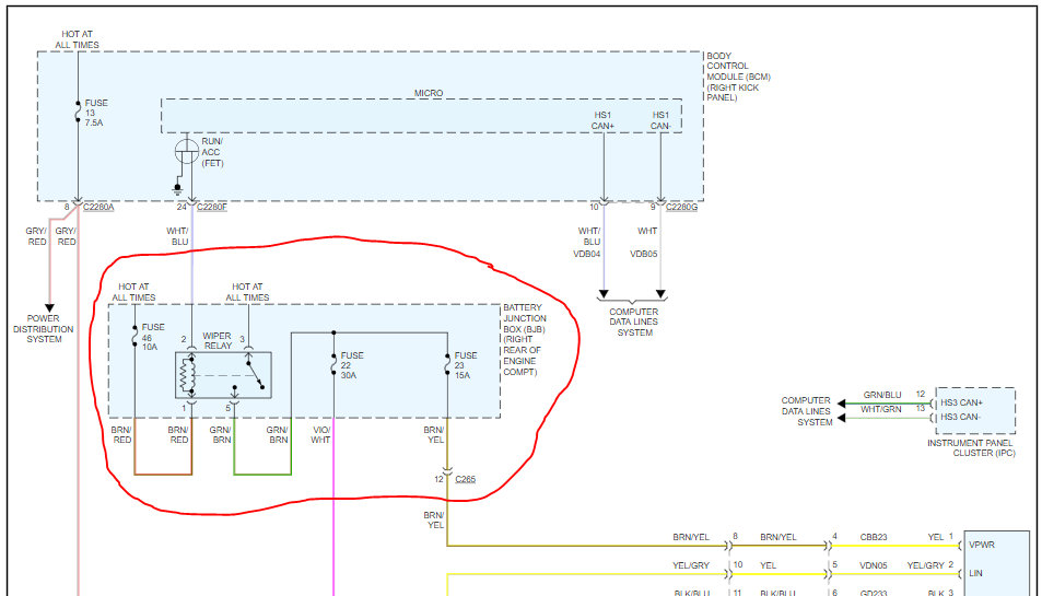 Windshield Wipers Not Working Properly, Relay Location Needed