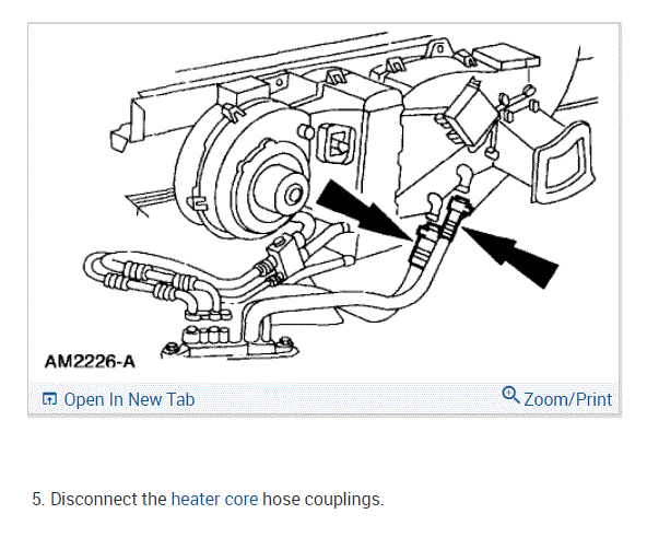 Rear Heater Core Replacement Instructions Leaks Coolant Under