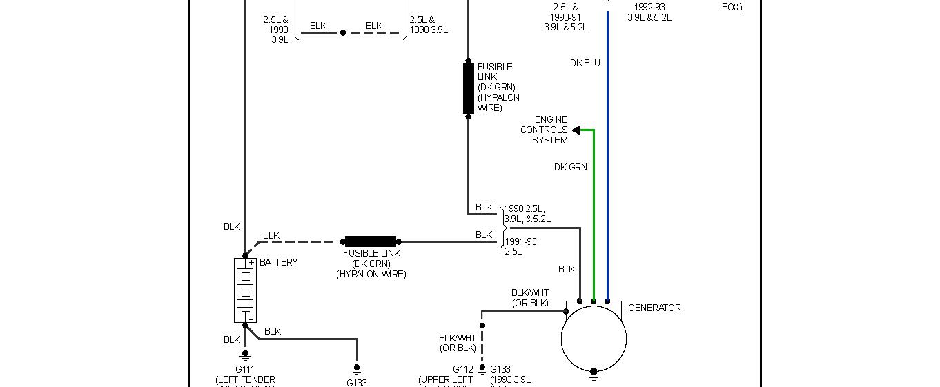 WIRING DIAGRAM: I Am Working in My 1991 Dodge Dakota 4X4 and I