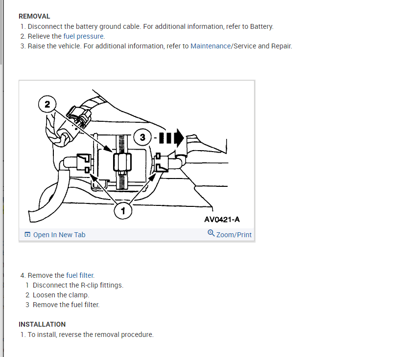 Fuel Filter Replacement I Just Need a Fuel Filter Replacement...