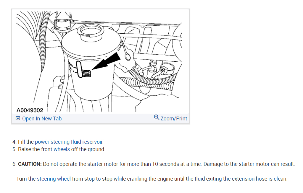 Power Steering Flush Instructions Power Steering Intermittently