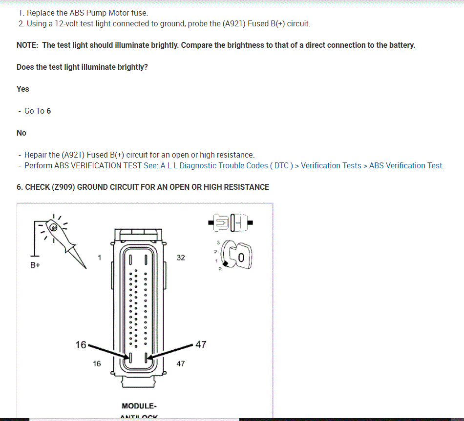 ABS Light Will Not Turn Off My ABS Light Won’t Shut Off. I Have...