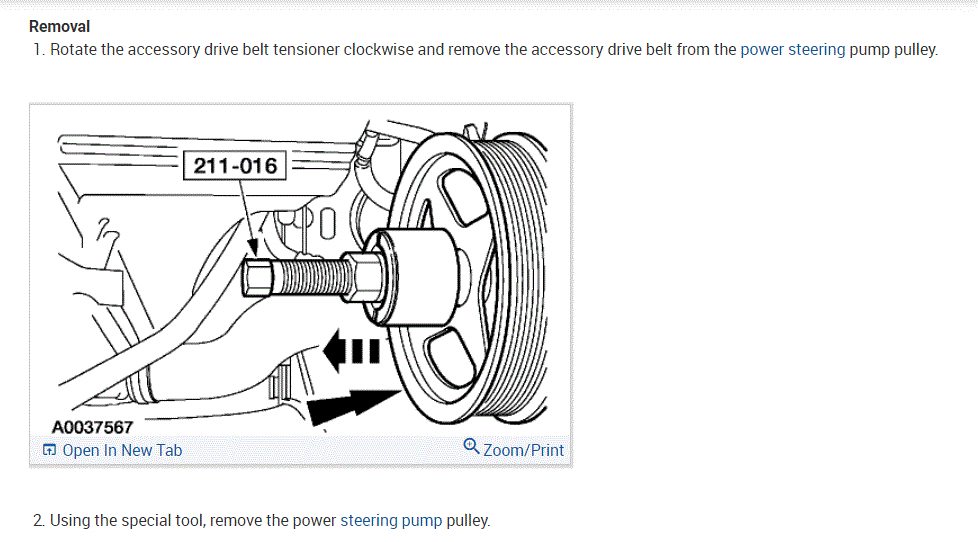 Power Steering Pump Replacement Instructions Please? How Many