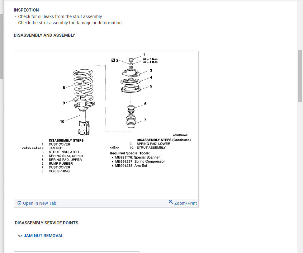 Front Strut Replacement Instructions ? in the Picture I'...
