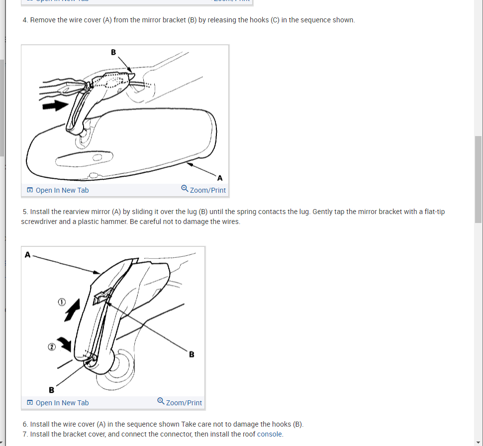 2000 TL Interior Mirror How Do I Remove the Interior Mirror,