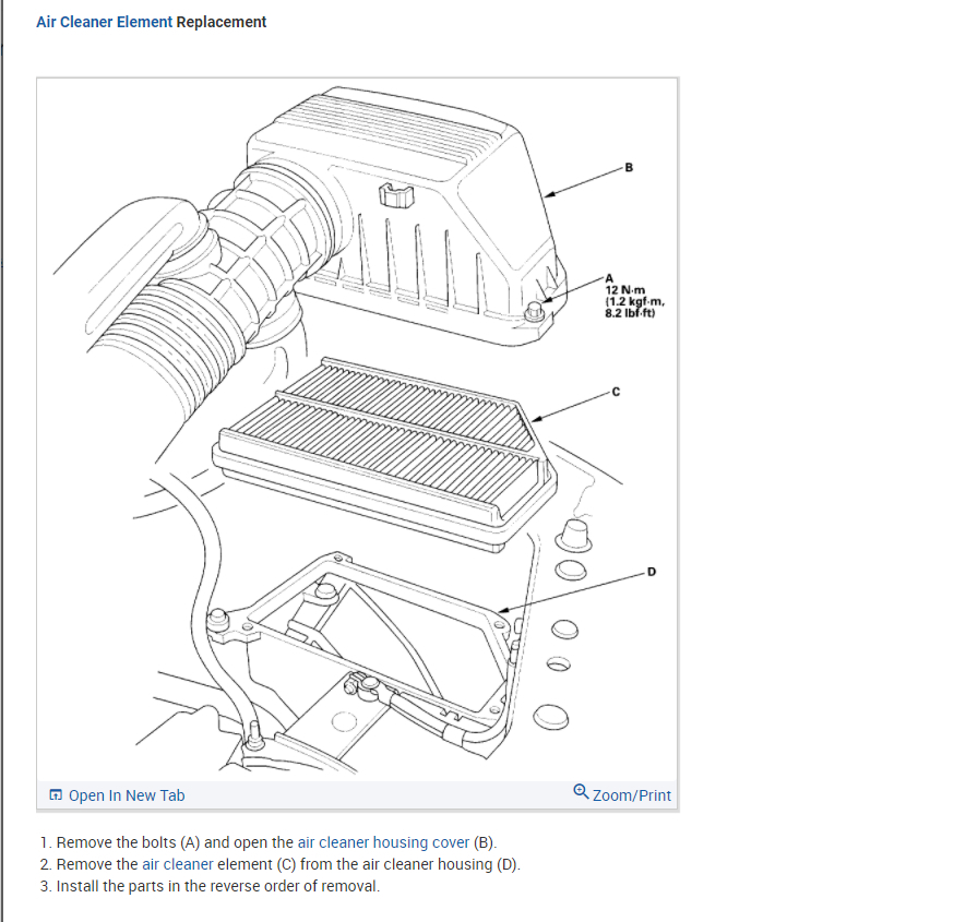 Air Filter Change I've Seen Your Video on Changing An Air...