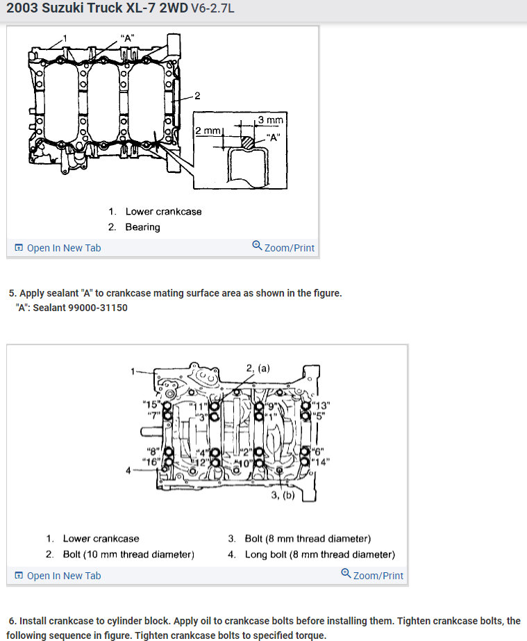 Main Bearing Torque and Assembly Process for Lower End?