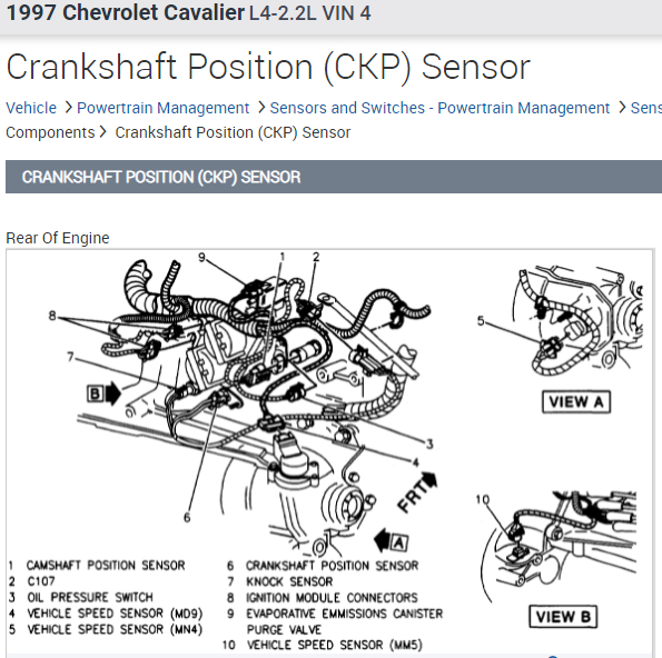 Crank Sensor Broke. How Do I Replace?