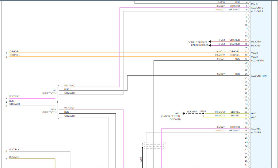 Radio Head Unit Wiring Colors Diagram What Do the Colors