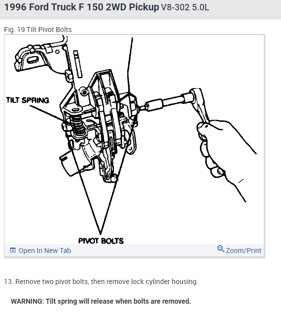 How to Replace the Steering Column with Tilt Wheel?