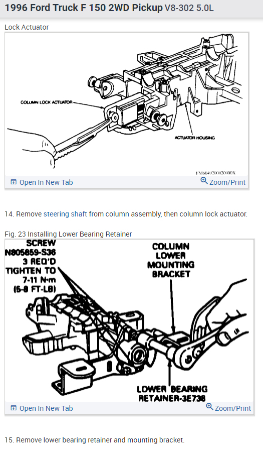 How to Replace the Steering Column with Tilt Wheel?
