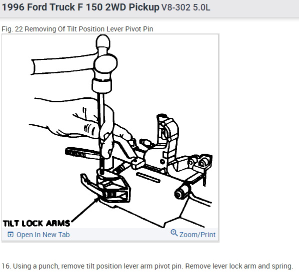 How to Replace the Steering Column with Tilt Wheel?