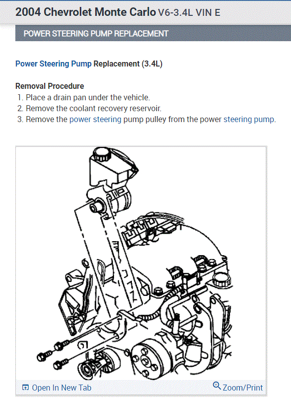 Power Steering Pump Replacement Instructions I Am Having Trouble