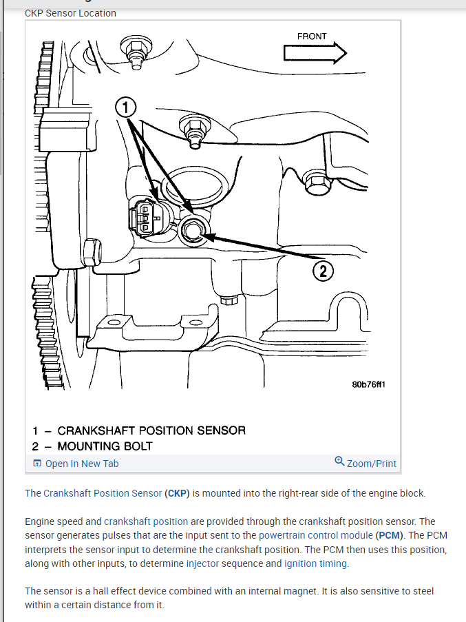 Where Is the Camshaft Sensor Located? Overheated From Leaking