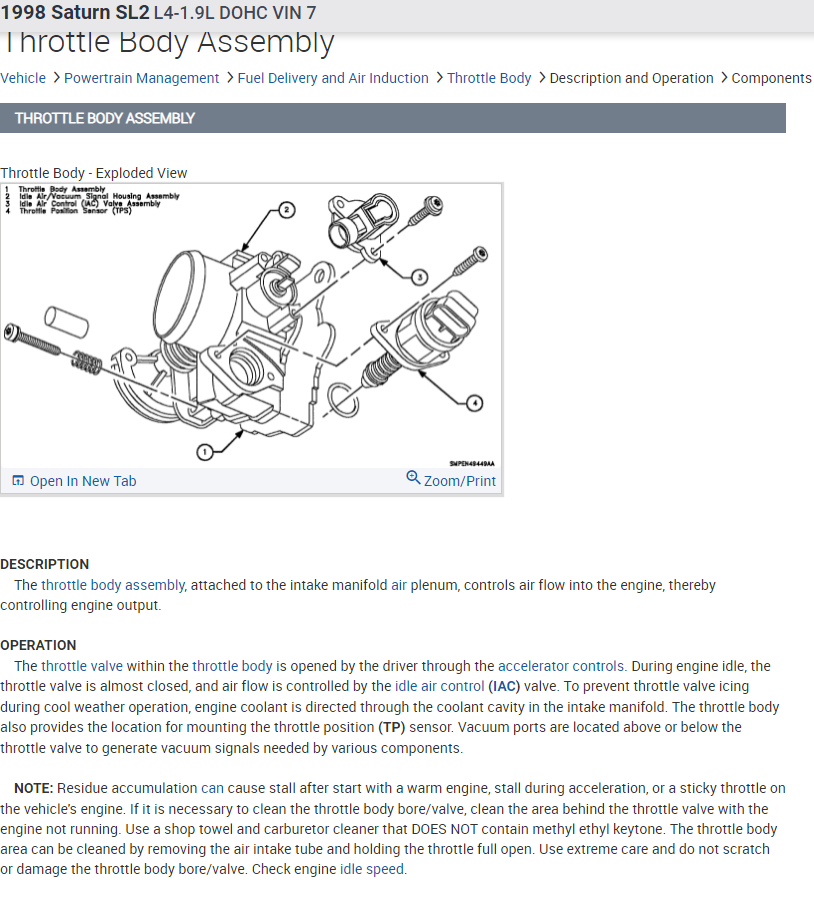 Engine Idling Too High My 1998 Saturn SL 2, Manual 5 Speed Is