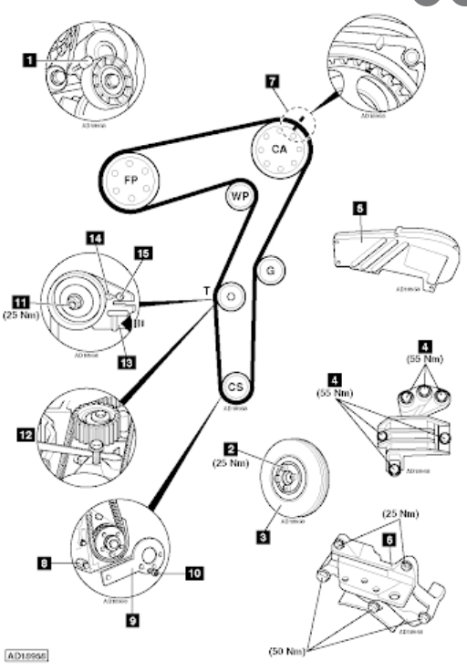 Routing Diagram for the Vectra Timing Belt?