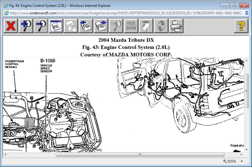 2004 Mazda Tribute Engine Diagram - Wiring Diagram Schemas