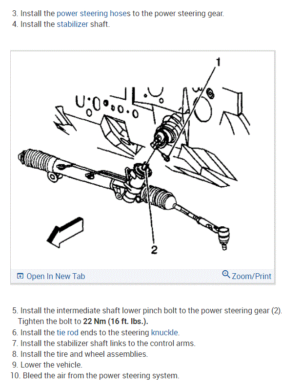 Rack and Pinion Removal Good Afternoon! I'm Trying to