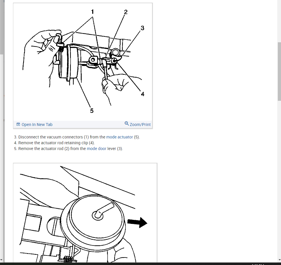 Blend Door Not Working Properly When I Turn My Mode Switch From