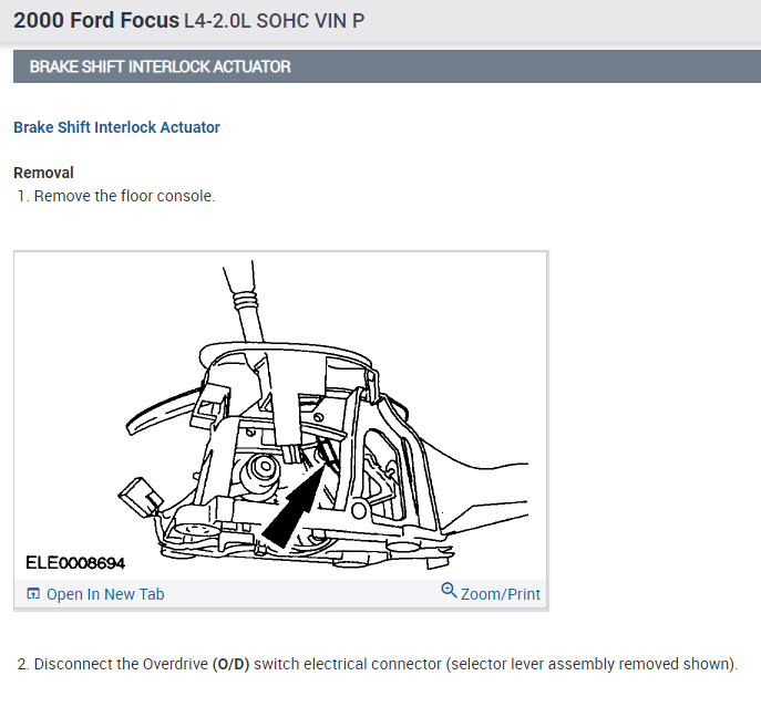 My Brake Shift Interlock Is Not Functioning?